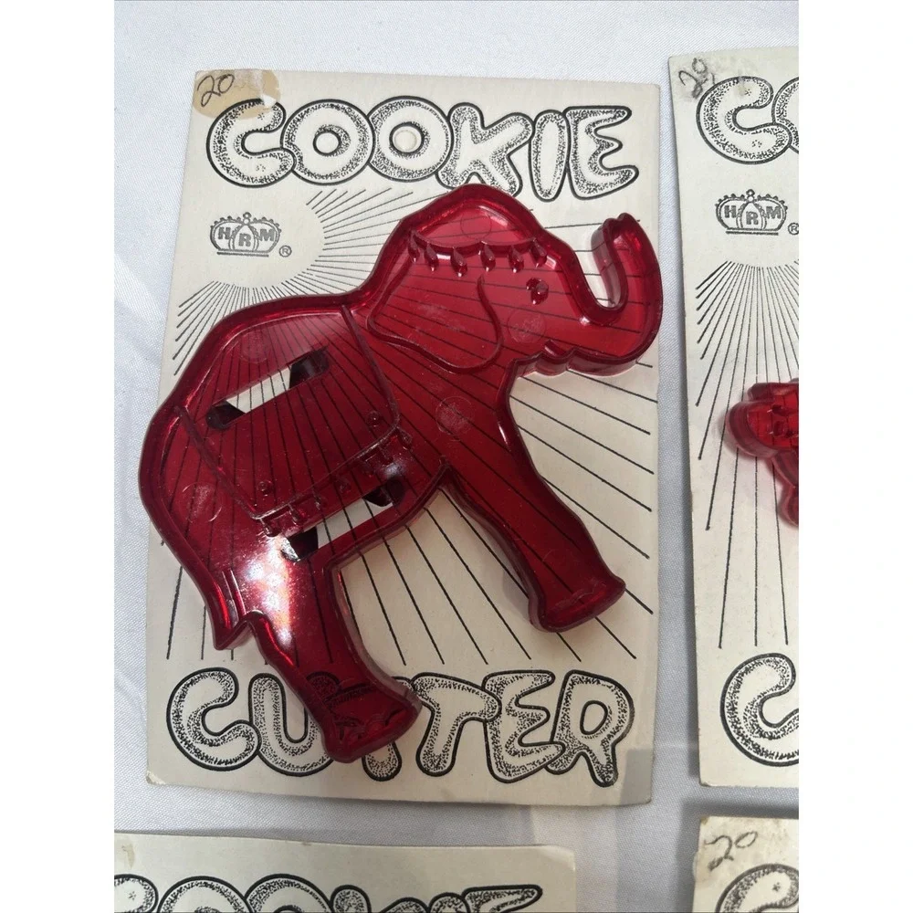 Educational Products Company Vintage Animal Cookie Cutters Lot Of 7 Farm Rooster